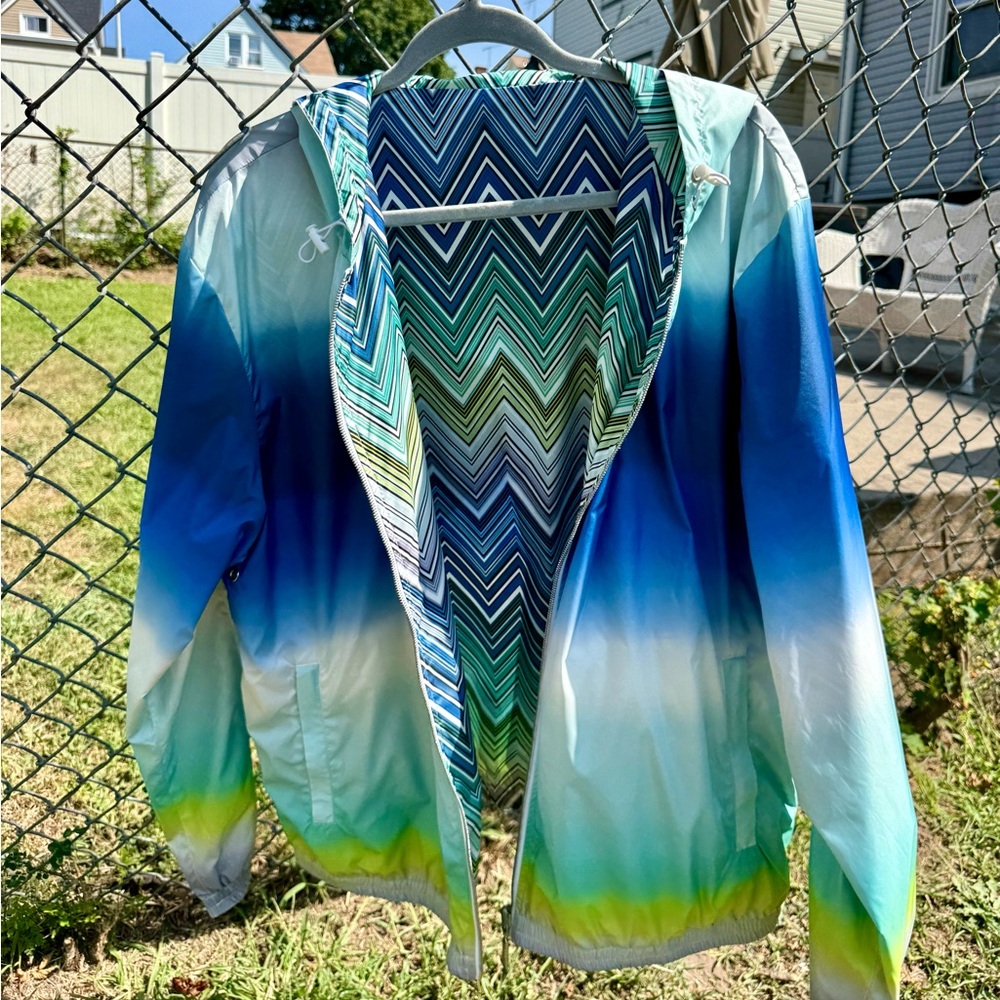 Missoni Blue Green Windbreaker